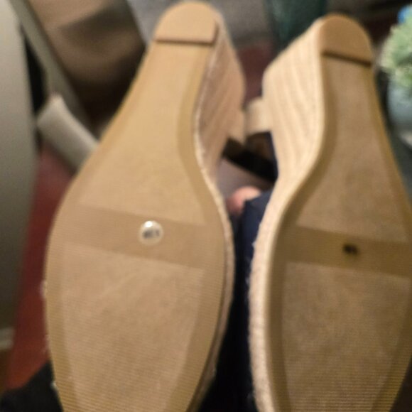 Style & Co Blue Suede Espadrille Wedges – Size 8.5M – Never Worn - Picture 4 of 5